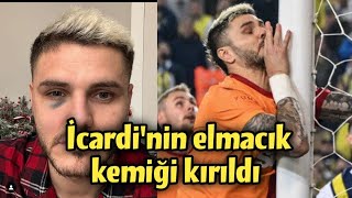 İcardi nin derbide elmacık kemiği kırıldı icardi galatasaray [upl. by Amilb]