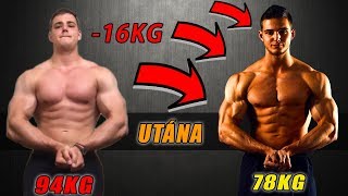 Hogyan csinálom a SZÁLKÁSÍTÁST  94kg👉🏻78kg •ZSÍRÉGETÉS FELSÔFOKON • Táplálkozás amp Edzés [upl. by Hasile741]