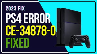 How To Fix PS4 Error Code CE348780 [upl. by Misti]