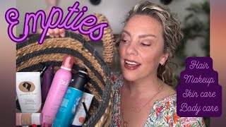 Empties  Hair Makeup Skin care Body care  A bajillion mini reviews [upl. by Ybsorc843]