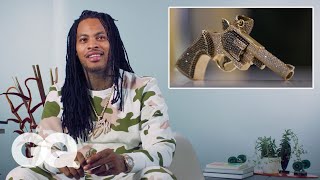 Waka Flocka Flame Shows Off His Insane Jewelry Collection  GQ [upl. by Bautista]