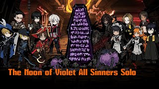 Limbus Company All Sinners Solo Runs  The Noon of Violet quotHardquot [upl. by Burger]