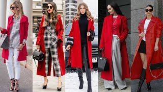 Elegant and Sophisticated Winter Dresses 202425 Top trending long Coats designs over age 40 50 60 [upl. by Stanfill]