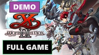 YS IX Monstrum Nox Full Game  No Commentary PS4 [upl. by Neona]