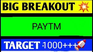 PAYTM SHARE LATEST NEWS TODAYPAYTM SHARE ANALYSISPAYTM SHARE TARGETPAYTM SHARE LATEST NEWS [upl. by Schmitt]