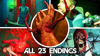 Zoochosis  ALL 23 ENDINGS True Ending Good Ending Bad Ending AFK Ending Mutation Ending 2024 [upl. by Annahahs]