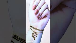 Bracelet Mehndi Designs for Hands shorts mehndi henna trending youtubeshorts mehandi [upl. by Allistir]