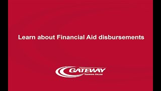 Learn about Financial Aid disbursements [upl. by Annoit446]