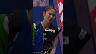 Shida Chiharu and Matsuyama Nami  good partners shortvideo badminton bwf shida matsu partner [upl. by Llerred]