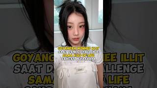 Goyangan Wonhee ILLIT saat dance challenge sama Kiss Of Life sangat berbahaya kpop shorts [upl. by Aicnetroh]