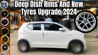 Deep Dish Rims amp Dunlop Tires Sp Touring R1 17570R13 Upgrade in Suzuki alto Latest Price 2024 [upl. by Camroc]