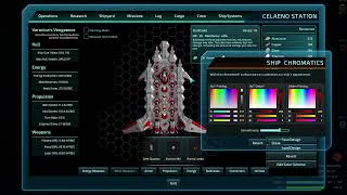 Starcom Unknown Space Episode 2 Part 4 Ship Modifications and Coloring [upl. by Adnamas577]