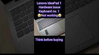 Lenovo Ideapad 1 Hardware problem  Lenovo Ideapad 1 Keyboard problem  keyboard no 1 not working [upl. by Inah]