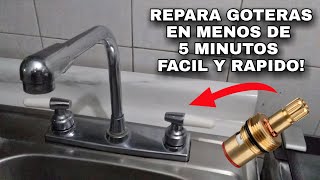 COMO REPARAR LLAVE DE FREGADERO GRIFO [upl. by Notsrik190]