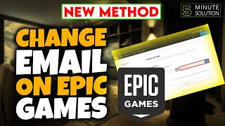 How to change email on Epic Games 2024 [upl. by Mildrid]