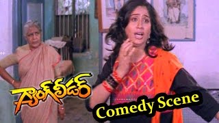 Gang Leader Movie  Chiranjeevi amp Vijayashanti Funny Comedy Scene  Chiranjeevi Vijayashanti [upl. by Lali852]