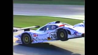 Porsche GT1 Yannick Dalmas Road Atlanta Crash [upl. by Irbua]