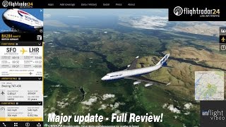 Flightradar24 Major Update Full Review [upl. by Bazar]