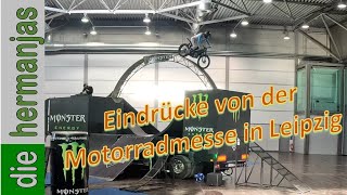 Impressionen von der Motorradmesse Leipzig 2024 [upl. by Aitnahc]