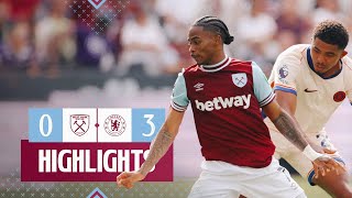 West Ham 03 Chelsea  Premier League Highlights [upl. by Araeit]