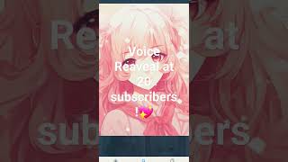 music coice reveal at 20 subs💖 [upl. by Ynohtn]