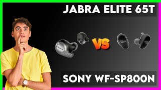 Jabra Elite 65t vs Sony WFSP800N Comparison [upl. by Abernathy]