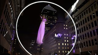 Place Ville Marie celebrates 60 years by illuminating The Ring [upl. by Teyugn]