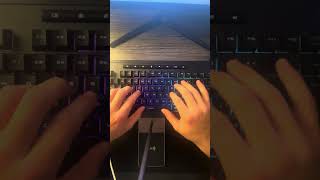 Keyboard Typing Asmr Clicking Sounds [upl. by Anzovin]