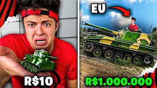 TANQUE MILITAR DE R10 R100 ou R1000000 [upl. by Lapham492]