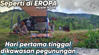 MOBIL SEDAN DIBUAT MENJADI RUMAH DAN DIPAKAI KELILING INDONESIA KELUARGA NEKAD  Campervan [upl. by Skelton323]