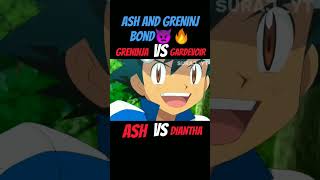 ASH VS DIANTHA  GRENINJA VS GARDEVOIR  anime pokemon ash pokemonshorts shortvideo shorts [upl. by Aletse950]