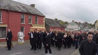 Jim Carrey At Cathriona Whites Funeral In Cappawhite [upl. by Matuag]