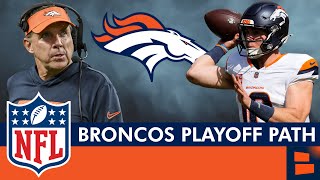 Broncos Playoff Picture Wild Card Path Predictions Schedule amp Rooting Guide [upl. by Armalda237]