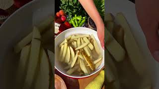 Air Fryer Crispy Seasoned Fries I Pt 2 Summer BBQ recipes [upl. by Orr]