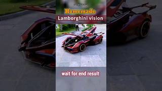 बच्चे ने बना दी Lamborghini Car woodworking shorts [upl. by Naesar]