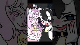 🩷🖤Dibujo con EryCajitadeleche🩷🖤 art chibi animation animechibi edit youtubeshorts [upl. by Ahiel]