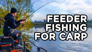 Fishing For Carp With Long Range Feeder Tactics and Advice [upl. by Nyrual952]