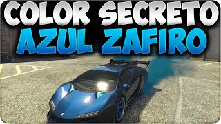 GTA 5 ONLINE 118  COLOR SECRETO AZUL ZAFIRO  COLORES OCULTOS  GTA V ONLINE 118 [upl. by Bashee]