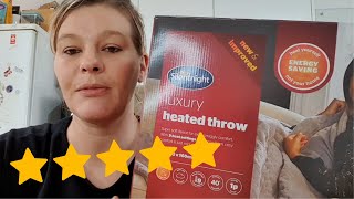 Silentnight Heated Throw Review [upl. by Jenny427]