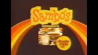 1975 Sambos Restaurant Commercial [upl. by Morten]