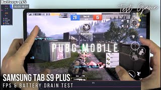 Samsung Galaxy Tab S9 Plus test game PUBG Mobile [upl. by Daas]