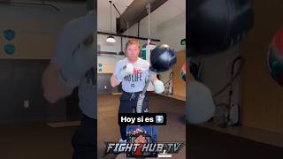 Canelo RIPPING FAST Shots amp head movement In The Gym Ready to KO Edgar Berlanga [upl. by Amadeo]