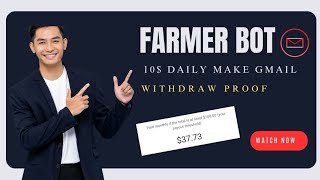 Google Account And Earn Money 💯 From Gmail Farmer Bot [upl. by Ilime]