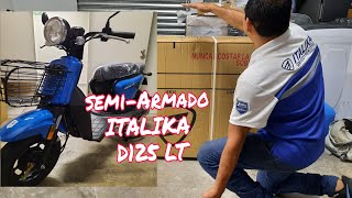 Nueva Italika D125 LTREVIEW SemiArmado y activado😎 [upl. by Fidelas]