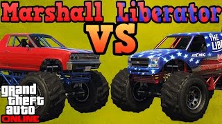 Marshall VS Liberator  GTA online guides [upl. by Pacificas]