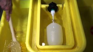 How to clean a Ritchie WaterMatic automatic waterer [upl. by Owens]