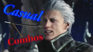 DMC 5  Casual Combos With Vergil [upl. by Housen40]