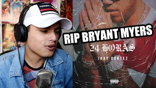 Reaccion Jhay Cortez  24 horas ðŸ•Šï¸  Tiraera pa Bryant Myers  RIP BRYANT [upl. by Nnyleve745]