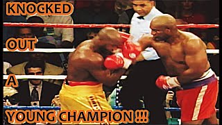 KNOCKED OUT A YOUNG CHAMPION George Foreman vs Michael Moorer  November 5 1994  HD 60FPS [upl. by Aynam]