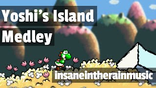 Yoshis Island Jazz Medley  insaneintherainmusic [upl. by Winona369]